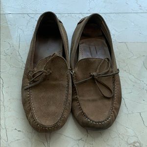 Men’s Leather Suede Zara Tan Loafers